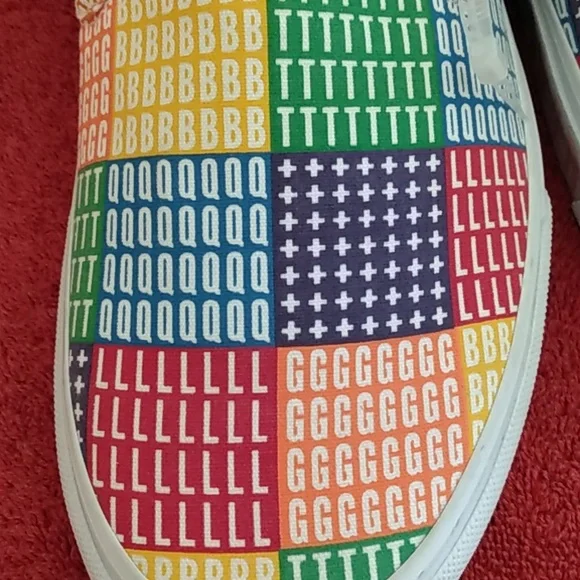 Men's VANS PRIDE SLIP ONS NWOT - Picture 6 of 9